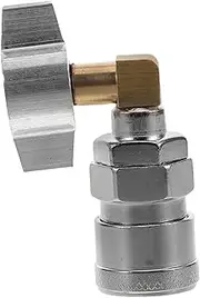 ELAYARD Connector Pipe Exhaust Connector Quick Release Coupler Quick Disconnect Connectors Truck Accessories Electric Accessories Adapter for Valves Silver Alloy