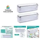 2 PCS Door Shelf Bin Left Compatible with LG, Kenmore Sears, Replaces AP56028...