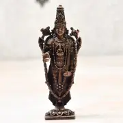 Antique Style Copper Handmade Balaji Idol Statue For Home Temple Decor