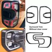 Headlight Tail Light Surround Trim Lamp Cover For Ford Ranger Next Gen 2022-2024