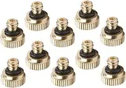WEKADRIN 10Pcs Low Pressure Misting Nozzles Atomizing Sprayer for Outdoor Cooling System Durable Garden Hose Water Nozzles for Efficient Spray Irrigation