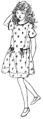 Sewing Patterns for a 1930's Dress for 16" & 19"-20" Girl Dolls #102
