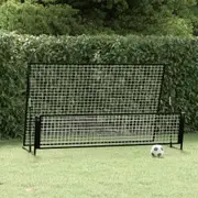 2 in 1 Soccer Rebounder Football Goal 202x104x120 cm Steel vidaXL