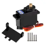 Metal Gear Digital Servo & Mount Base For 1/24 AXIAL SCX24 90081 RC Crawler Car