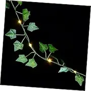 MUSISALY Artificial Garland Led String Lights Decorative Green Leaves Vine Lamp for Garden Dorm Store Decoration Safe Material Stunning Visual Treats with String Lights