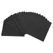 Black EVA Foam Sheets 11 x 8 inch 1.7mm Thickness for Crafts DIY Projects, 24Pcs