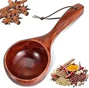 Wooden Scoop for Jars, Laundry and Kitchen, Coffee Scoop Large Wooden Spoon for Rice, Bath Salt