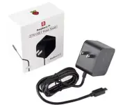 Raspberry Pi 5 Official 27W USB Type C Power Supply Black 5V 5A US Adapter