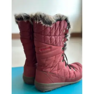 《二手》Columbia哥倫比亞 女款 防水保暖雪靴 紅色