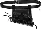 Happyyami Japanese Leather Sword Belt Holder for Comfortable Carrying Design for Multiple Swords Ergonomic and Storage for Various Occasions