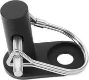DECOMELODY Hitch Trailer Single Hole Handle Chopper Scraper Roller Pin Rotate Adapter Bicycle Replacement Knob Hooks Gasket Furniture Legs Various Rolling Pin Balm Pet Carbon Steel Black