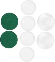Happyyami 1 Set Ice Hockey Pusher of Ice Hockey Pusher with Paddles Felt Pads and Balls Replacement Parts