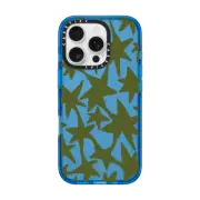 iPhone 16 Pro Impact Case Green Stars