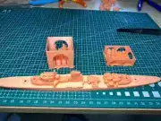 3D Printed 1/700 Royal Navy Leander-class cruiser Unpainted Model Kit NEW