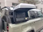 Carrier Case Matte Silver Tool Box For Land Rover Defender 2020-2023 Side Mount (for: Land Rover)
