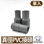 PVC異徑轉接管 PVC接頭 異徑轉接管 轉接頭 水管 水料 零件 4分 6分 1吋 宅易修