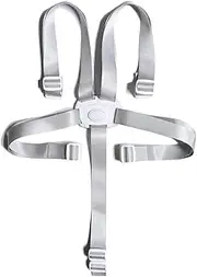 AIYVELU High Chair Strap, 5-Point Adjustable Baby Strap, Replacement Strap, 5-Point Child Strap, Universal Baby High Chair Strap for High Chairs/Prams, Stroller Accessories (Grey)