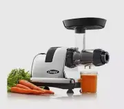 NEW SEALED Omega J8006HDC Cold Press Juicer Machine Slow Masticating 200W Chrome