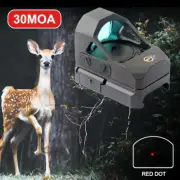 Hunting Red Dot Sight Scope Reflex 30MOA Night Vision Optic 20mm Rail GLOCK Base