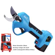 Above Land Intelligent Screen 28mm Rechargeable Electric Pruning Shears Branch Cutter Blue