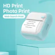 Portable Pocket Mini Thermal Printer Photo Inkless Bluetooth Home US