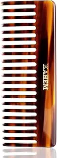 KAHEM Large Wide Tooth Comb for Women Men and Kids, Handmade Comb for Curly Hair. Long and Short Hair Detangler Comb For Wet and Dry. Professional hair cutting combs-6.29 Inch