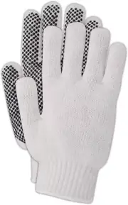 Magid 4 Pairs MultiMaster 93PRT Dot Reversible Knit Glove Utility Grade Large 9