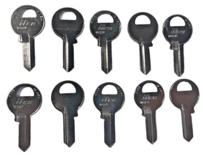 Lof of 10 ILCO 1092R Key Blanks for Master Padlock UNCUT KEYS