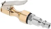 Inflatable Head Air Chuck Tire Air Chuck Car Supply Tire Inflation Nozzle Air Compressor Relief Valve Hose Fittings Car Part Golden Brass