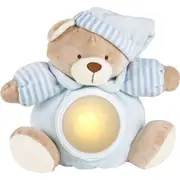 Blue Musical Bear With Light 20cm Plush Cuddly Ultra Soft Toy For Babies