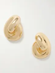 [Jennifer Fisher] Jennifer Fisher - Knot Gold-plated Earrings - One size One size Gold
