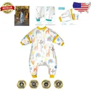 3.5 Tog Baby Sleeping Bag with Legs - Ideal Winter Toddler Wearable Blanket