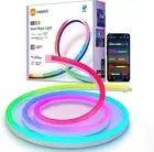 RGB+IC Neon Rope Light, 20FT Smart LED Rope Light Works with Alexa, Google As...