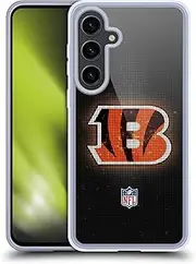 Head Case Designs Officially Licensed NFL LED Cincinnati Bengals Artwork Soft Gel Case Compatible with Samsung Galaxy S24+ 5G