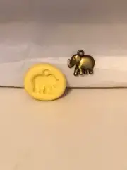 Elephant Charm Silicone Mold Resin Clay Candy Food Safe B29 Chocolate