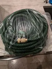 Garden Hose,NON-EXPANDABLE 25Ft Premium Quality Stainless Steel Metal Water Hose