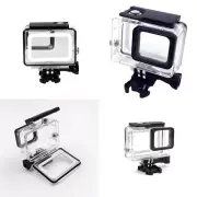 US 1-2Pc GoPro HERO5, HERO6, HERO7 Waterproof Housing Case Protective 45M Dive