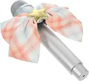 TOYANDONA Microphone Model Toys for Boys and Girls Party Prop Microphone Detail Simulation for Toddlers