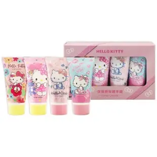 Hello Kitty 保濕香氛護手霜四入組(30mlx4) 送禮自用兩相宜 護手霜禮盒