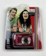 Vivitar Vivicam X324 10.1 Megapixel Digital Camera – Red NEW SEALED
