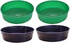 Garden Sieve Garden Planting Filter Soil Sieve Compost Sieve 4 Pack Rock Garden