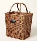 New kate spade x Target Exclusive Woven Bicycle Basket Natural Wicker Handles