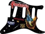 Pickguard Stratocaster Graphical Custom fit Fender 8 HOLE Outlaws of Corpus
