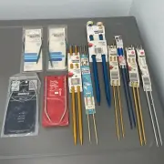 Vintage Knitting Needles Lot Boye Aero Diana Zephr Circular NOS New