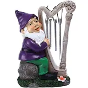 Jumiz Garden Gnomes Statues 8 Inches Outdoor Funny Gnomes Decorations
