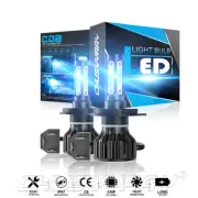 LED For Suzuki XL-7 2002-2006 Headlight Kit H4/9003 8000K COB Bulbs HI/Low Beam (for: Suzuki)