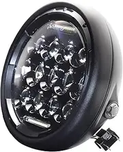 Motorcycle Headlight 7.5Inch LED Headlamps with Halo Ring gul For Harley For Cafe Racer Bobber 7.5" LED Motorcycles Headlight