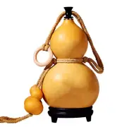 Natural Wine Gourd Hip Flask for Alcohol Pocket Bottle Drinkware Funnel