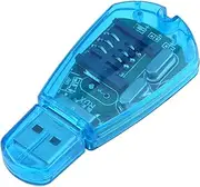 USB SIM Card Reader, Phone Card Reader Nano Micro Standard, Nano Micro Phone Card Readers for GSM Cdma Mobile Phone SMS Backup Copy Clone Writer CD