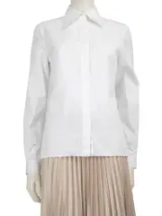 White Tie Collar Shirt
